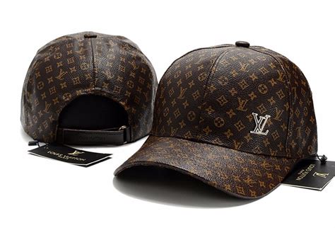 lv leather hat